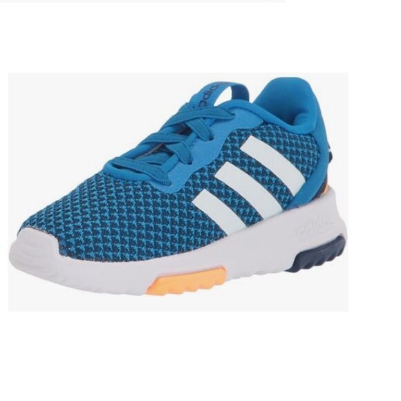 Adidas Kid's Blue Racer Tr 2.0 Running Shoes Sneakers Size 3K - Picture 1 of 10